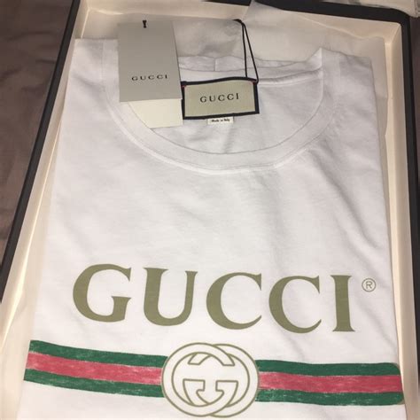 replica shirts gucci|authentic gucci tag.